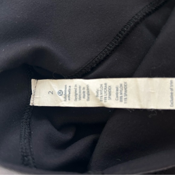 Lululemon High Times Tech Mesh High Rise Bandage Leggings Size 2 - Picture 6 of 7